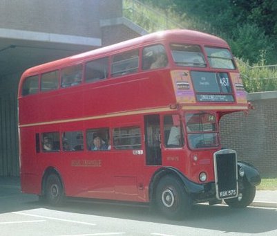 RTW75 on route 487 at Ebbsfleet Stn, July 2006