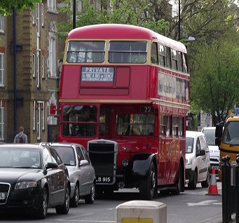 RTW185 at Cambridge Heath Stn