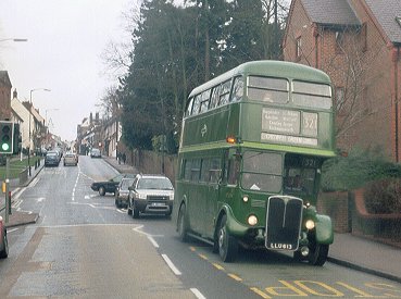 RT3254 comes down the hill.