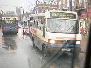 Centrebus 582 and 454.