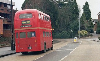 RMC1513 turns at the garage.