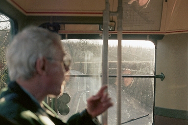 Climbing out of Whitwell.