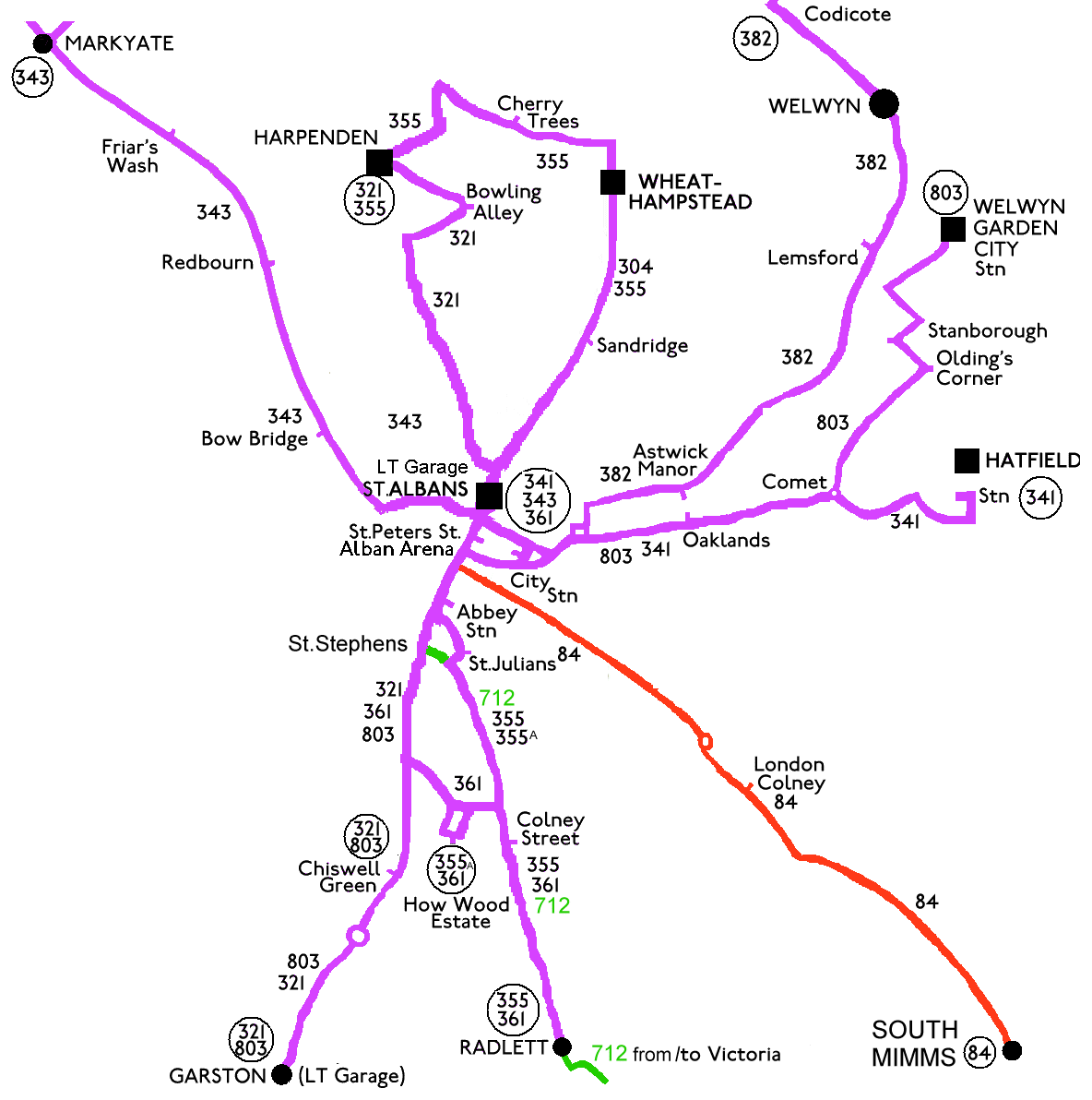 system map.