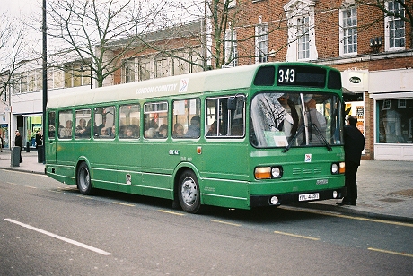 SNB449 in St Peters St on 343.