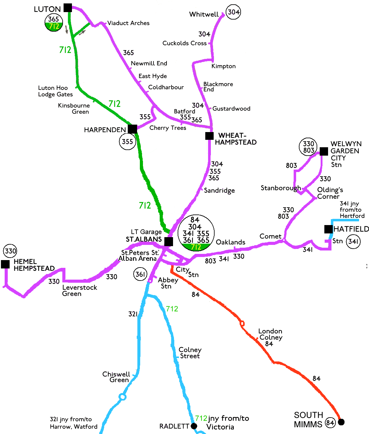 system map.