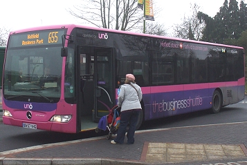 308 on 655 at St Albans Stn.