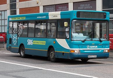 ATS3493 on SB2, Stevenage Bus Stn