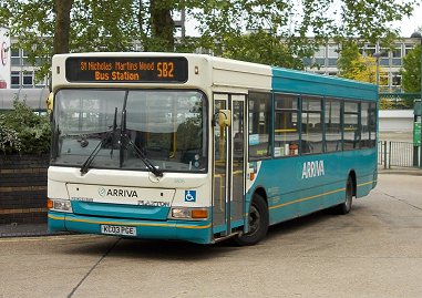 3806 on SB2, Stevenage