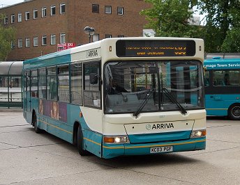 3807 on SB3, Stevenage Bus Station