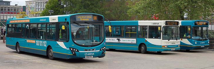 3884, 3808, 3459, Stevenage Bus Station