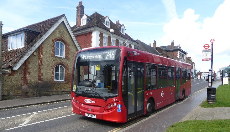 757 on 246 at Westerham Green