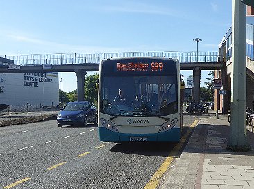 ASC3555 on SB9, at Stevenage Station