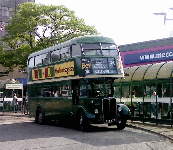 RT3148 at Stevenage Bus Station