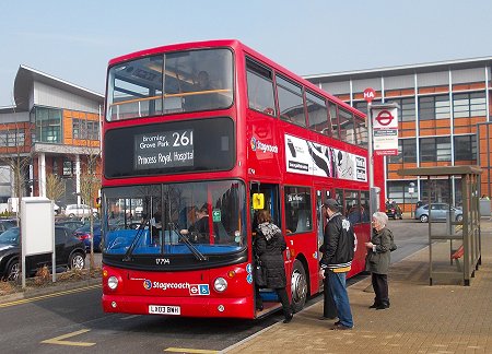 Bromley's 17794 at Farnborough Hospital, March 2014
