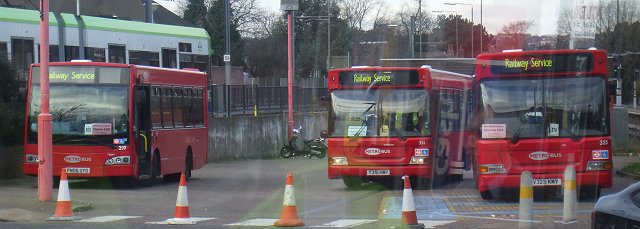 259, 351, 325 at Beckenham Junction