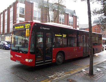 23103 on 227, Bromley Town Hall