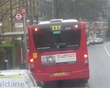 23108 on 227, Crystal Palace Hill