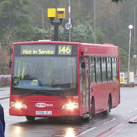 233 for 146, passing Bromley Garage