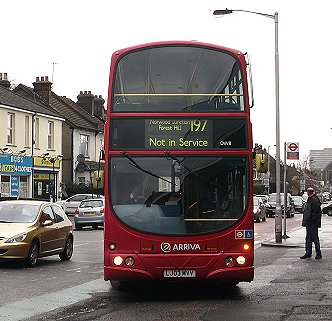 DW8 enters South Croydon Garage