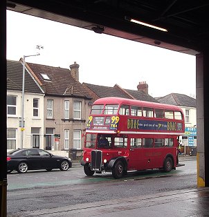 RT3251 arrives at South Croydon Garage