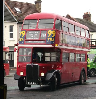 RT3251 enters South Croydon Garage
