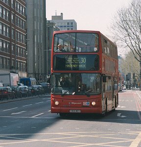 TA165 on 30 to Hackney Wick