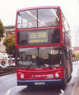 TA340 on 208 to Orpington