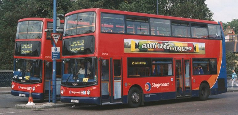 TAS468, 479 on 75 to Croydon