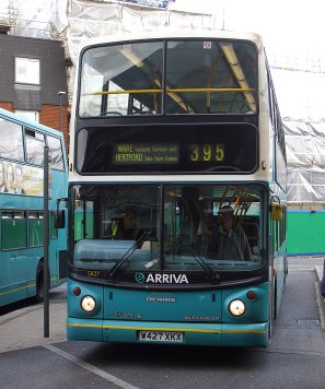 5424f on 395, Hertford Bus Stn, 