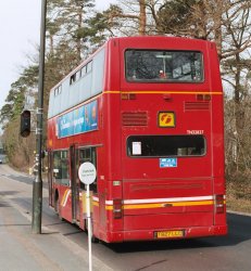 TN32827 on Tramlink on Quarry Hill