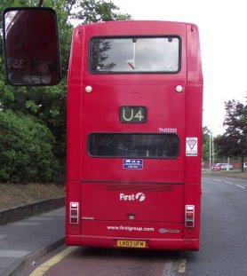 TN33333 on U4 at Uxbridge