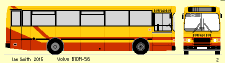 Volvo B10M-56 Derwent sketch