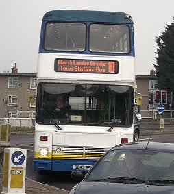 G643BPH at Harlow on TGM Essex' service 10, February 2013