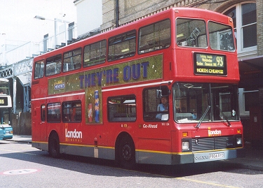 NV104 on 93, Putney Bridge Stn, June 2000
