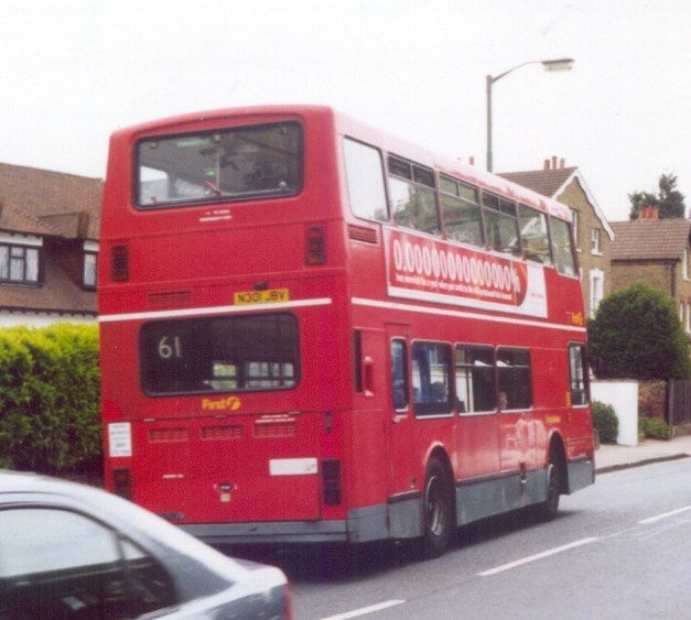 V1 on 61, Chislehurst, June 2001