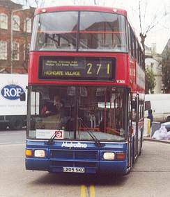 V205 on 271, Highgate, February 2001