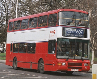 V49 on 607, Ealing Common, February 2002