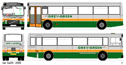 Volvo B10M-55 drawing