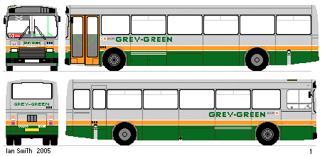 Volvo B10M-61 drawing