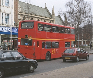 VN107 on 83, Ealing, February 2002