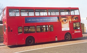 VN108 on 75 at Lewisham Bus Stn, March 2000