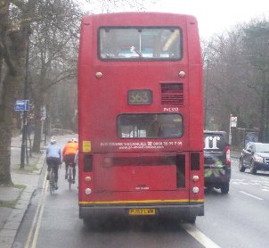 PVL332 on 363, Crystal Palace Parade