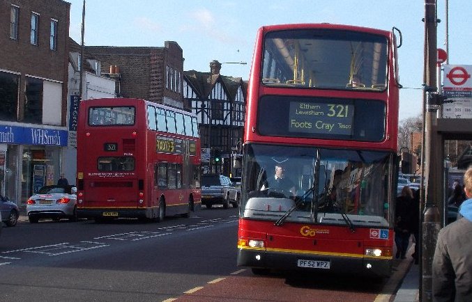 PVL349 on 321, Eltham High Street