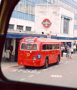 RF503 at Morden Station.