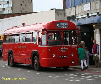 RF503 at Morden Station.