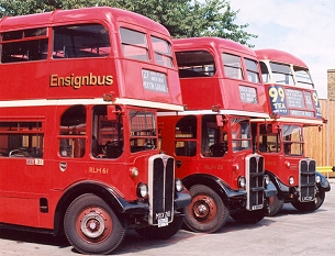 RLH61, RL23, RT2043 inside Merton Garage.