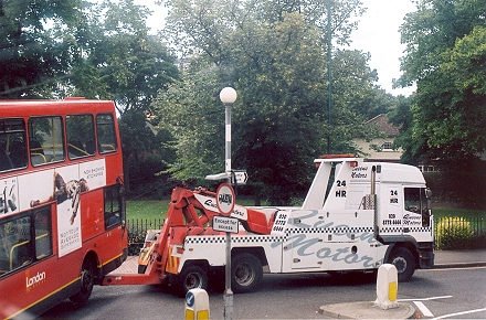 Queens Motors towtruck.
