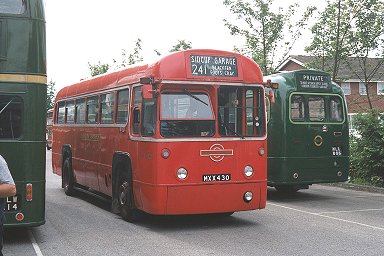RF453 comes back to Sidcup Station on 241.