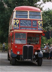 RT2043 leaves Sidcup Stn yard on 51.