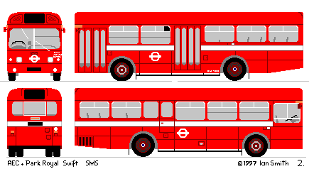 drawing of London Transport SMS